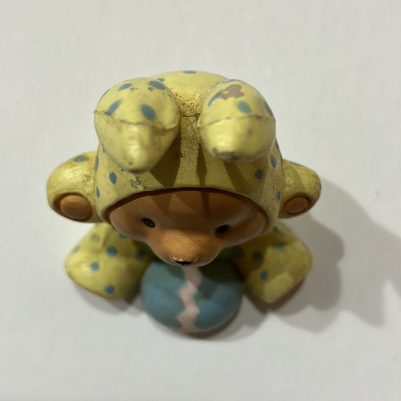 Resin Bear in Easter Bunny Pajamas Figurine - Picture 4 of 7